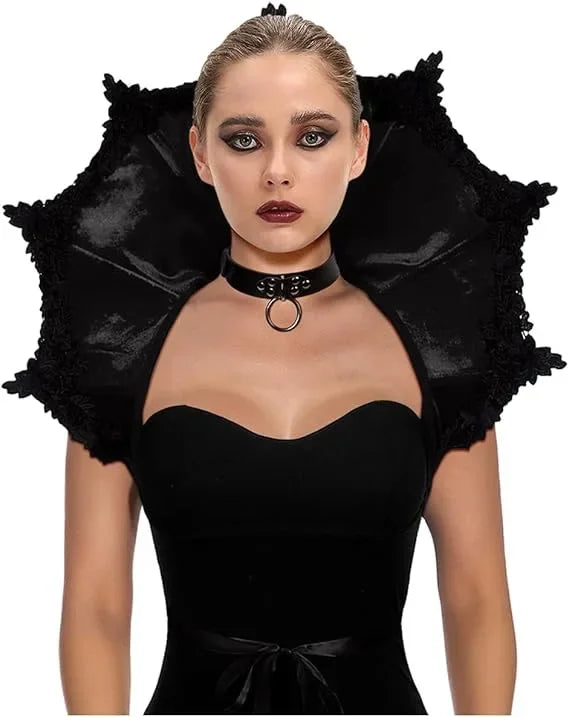 Vampire Collar Cape | Bat-Wing | Red, Black & Red Black
