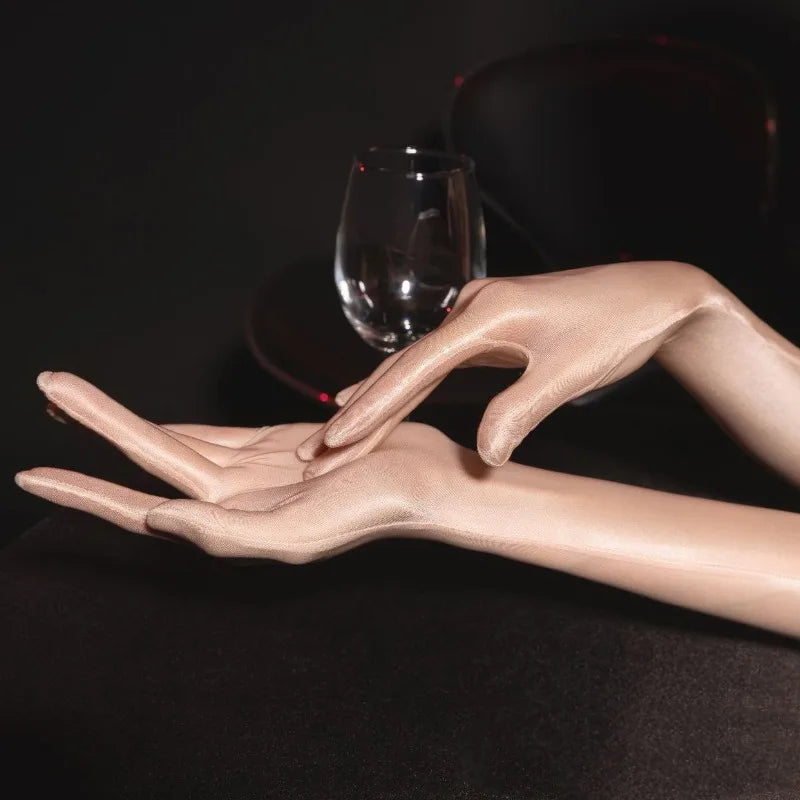 Opera Gloves | Solid & Sheer | 51 cm