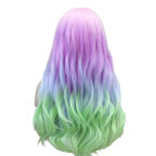 Rainbow Lace Front Wig | Wavy Synthetic | 24 Inches
