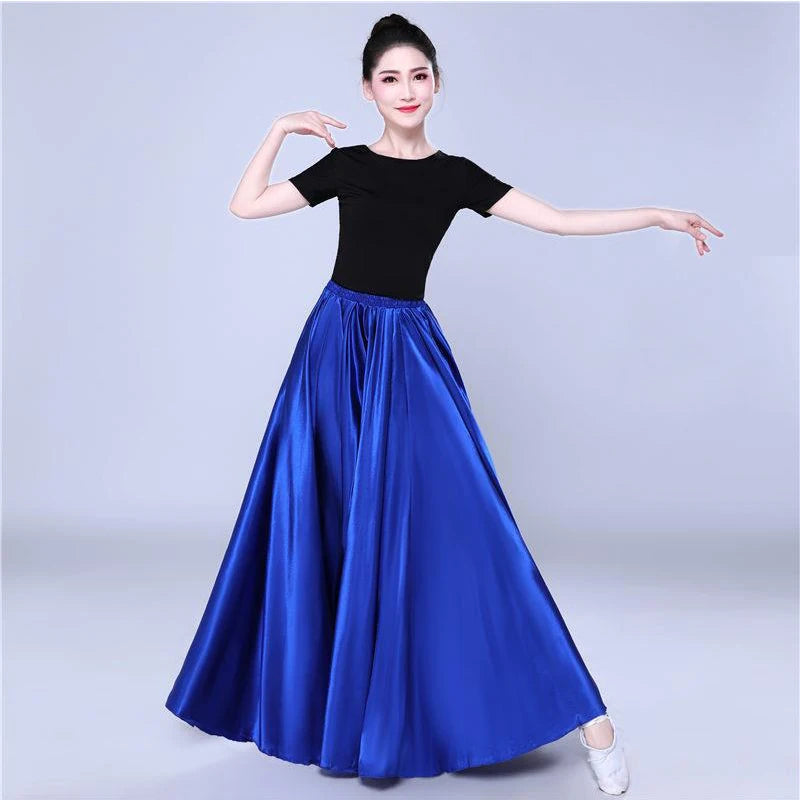 Satin Dance Skirt | Full Swing