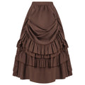 Victorian Ruffle Skirt | Steampunk Gothic | S-XXL