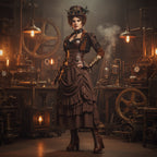 Victorian Ruffle Skirt | Steampunk Gothic | S-XXL