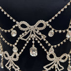 Crystal Bowknot Body Chain | Glass Rhinestone