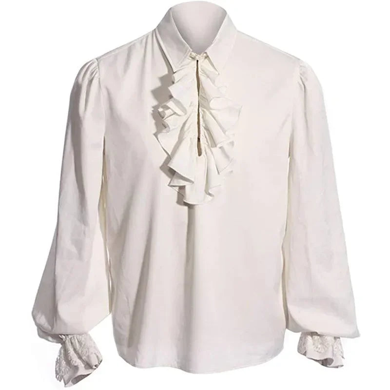 Victorian Ruffle Shirt | Flare Sleeve | Vampire Gothic
