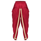 Men's Satin Dhoti Pants | Draped | Elastic Waist