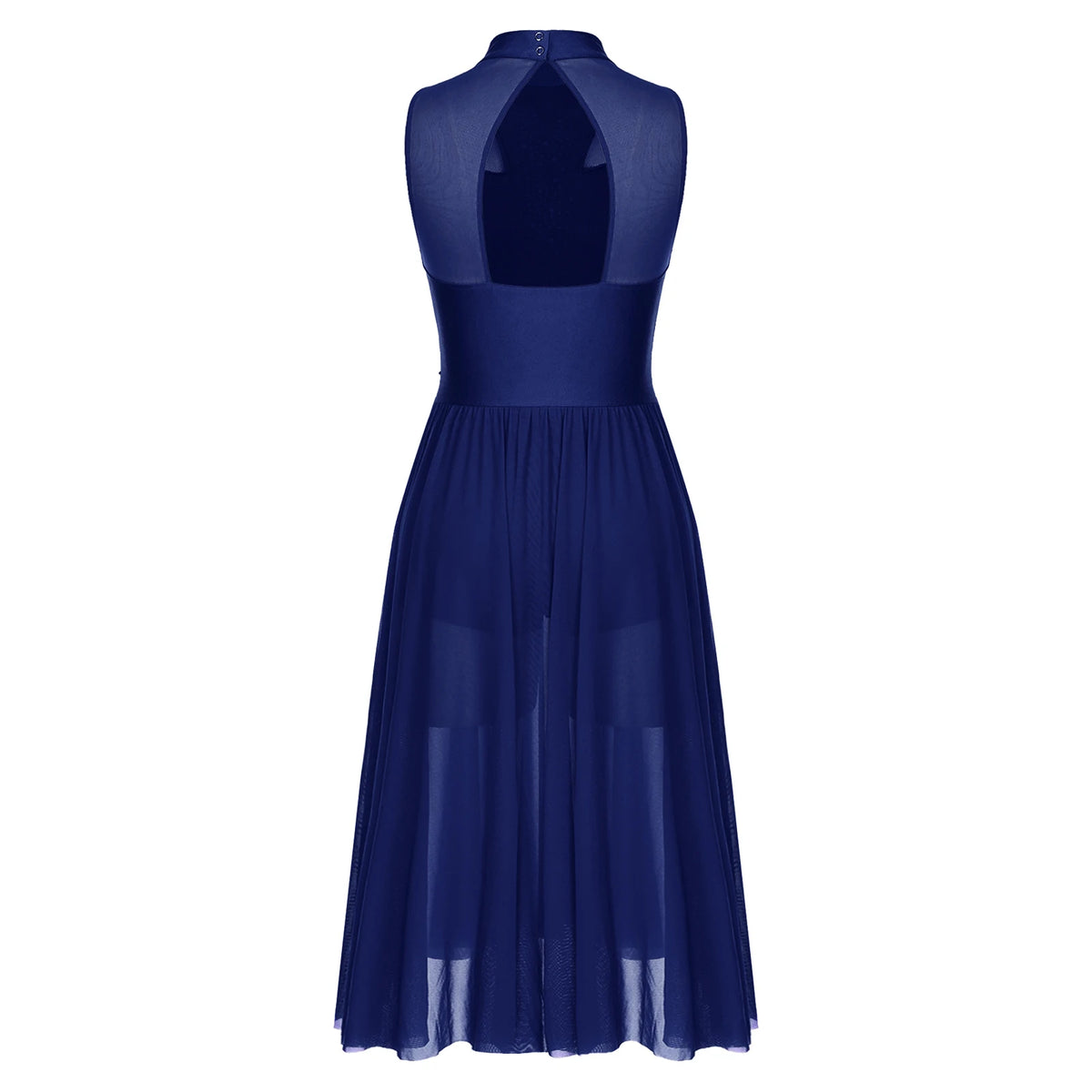Celestial Rhinestone Keyhole Dance Dress