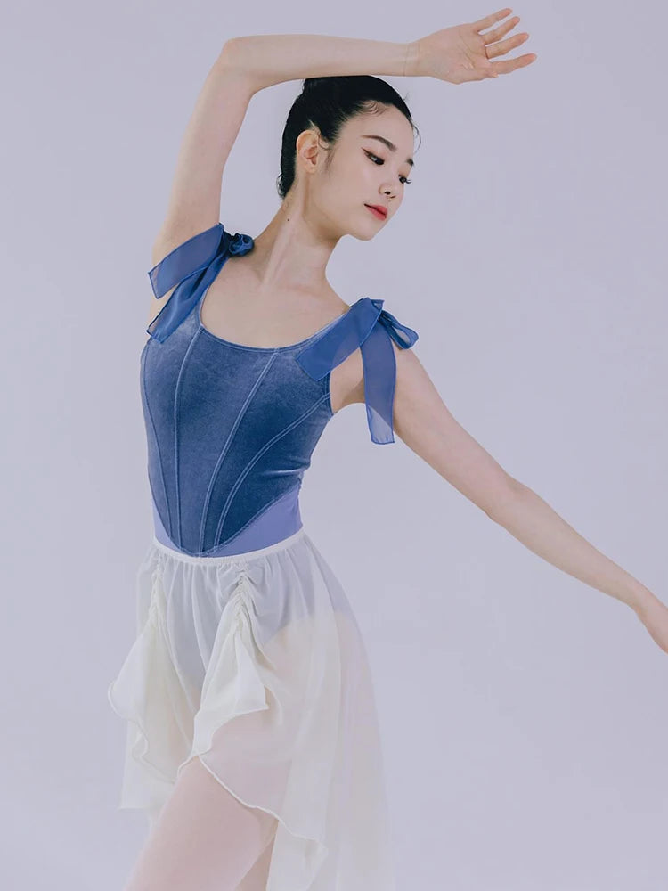 Chiffon Ballet Wrap Skirt | Lace-Up | One Size