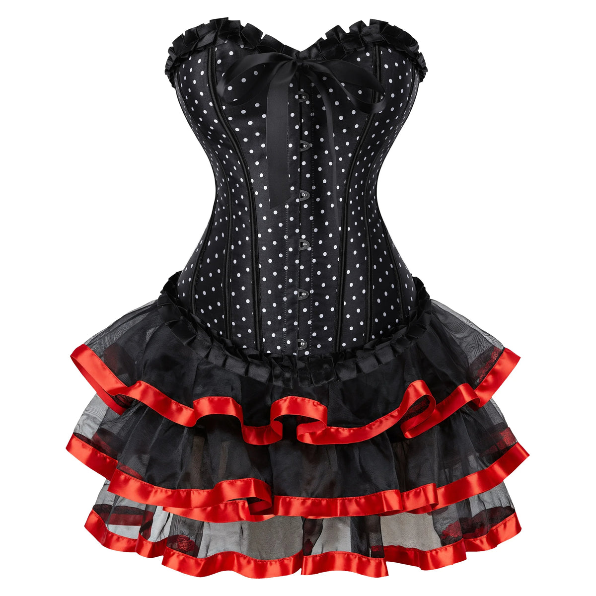 Gothic Overbust Corset | Skirt Options