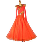 Ballroom Competition Dress | Rhinestone | 6 Colors | XXS-XXL