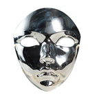 Metallic Full-Face Mask | Silver & Gold | Cosplay & Masquerade