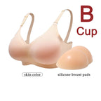 Silicone Breast Form Bra | Drag & Crossdress | B–E Cup