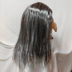 Witch Character Mask | Long Grey Hair