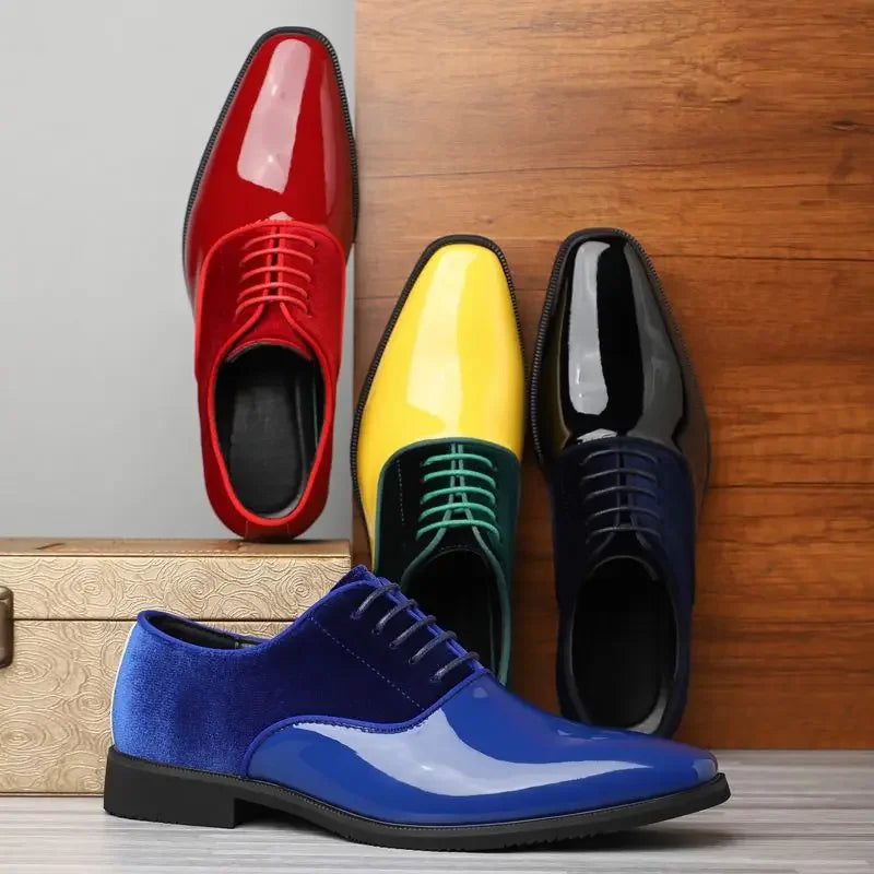 Men’s Ballroom Shoes | Glossy Lace-Up
