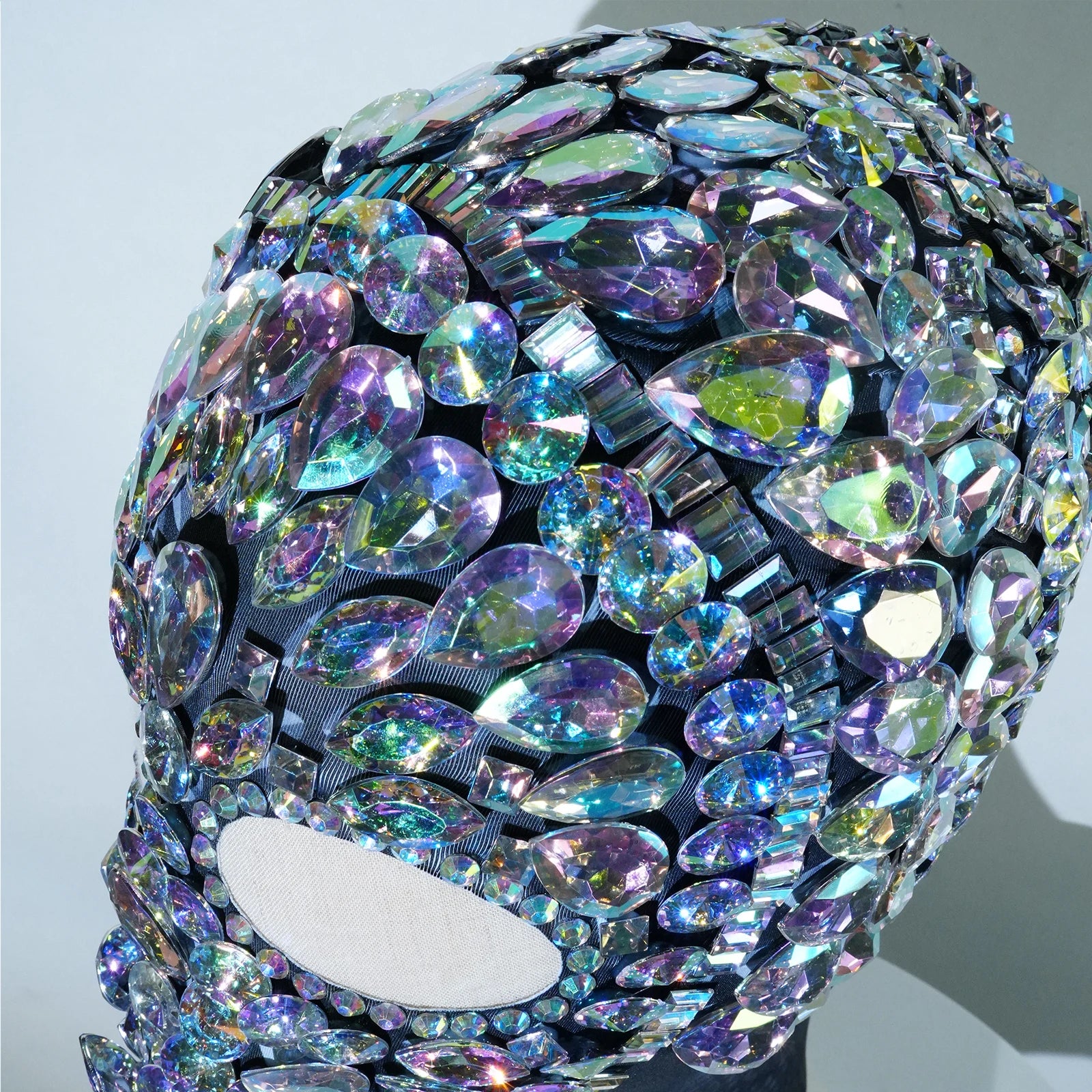 Rhinestone Crystal Performance Balaclava Mask