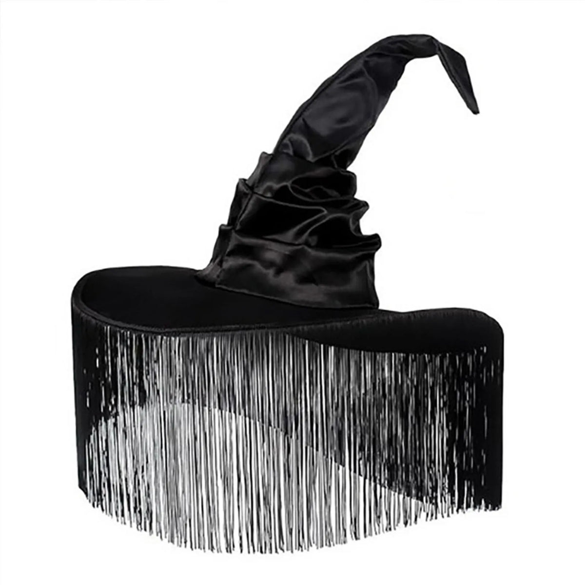 Witch Hat | Wide Brim Tassel | Gothic & Halloween