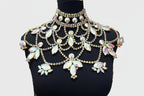 Luxury Oversized Rhinestone Statement Necklace - Drag Show & Pageant Jewelry