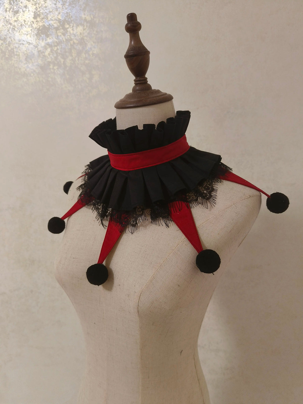 Clown Jester Collar | Colorful Ruff | Stage & Halloween