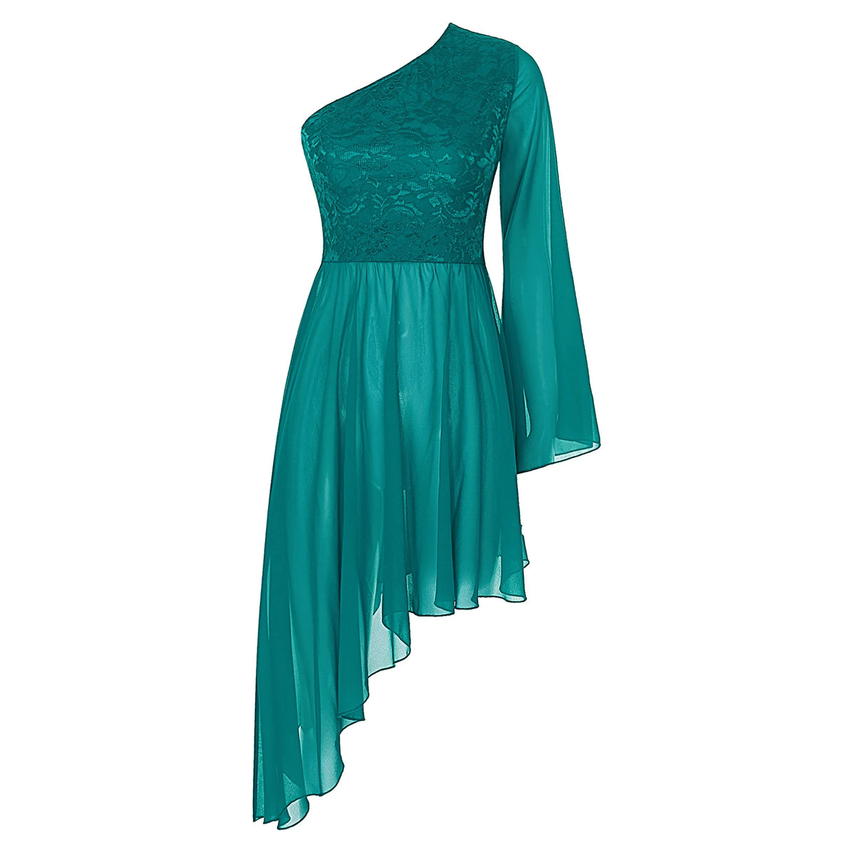 Lace Chiffon Praise Dance Overlay