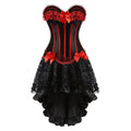 Striped Corset Dress | Lace-Up | Plus Sizes