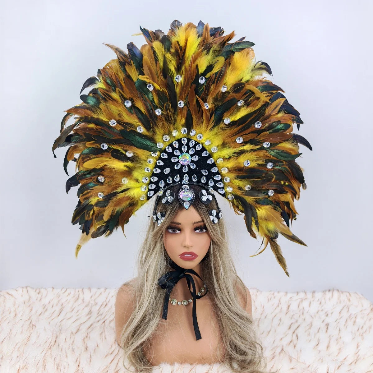 Feather Carnival Headdress | Festival & Costume