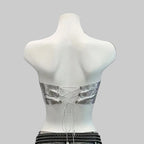 Sequin Tassel Bandage Crop Top