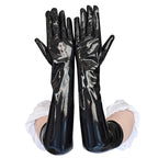 Glossy Opera Gloves | 53 cm