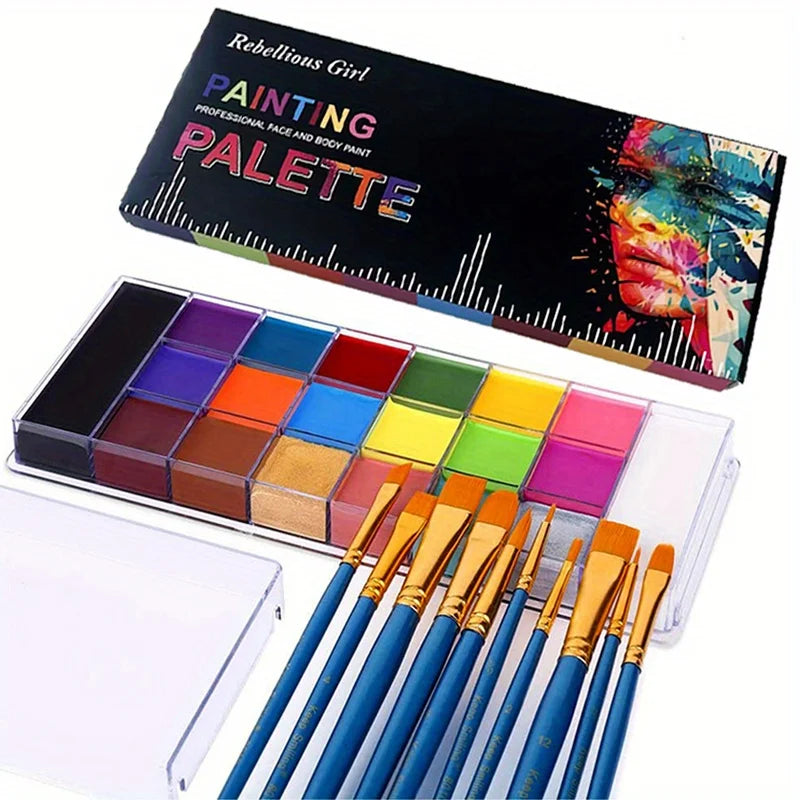 Face & Body Paint Palette | 20 Colors