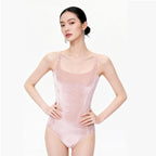 Velvet Cross-Back Ballet Leotard | Women | S–XXL