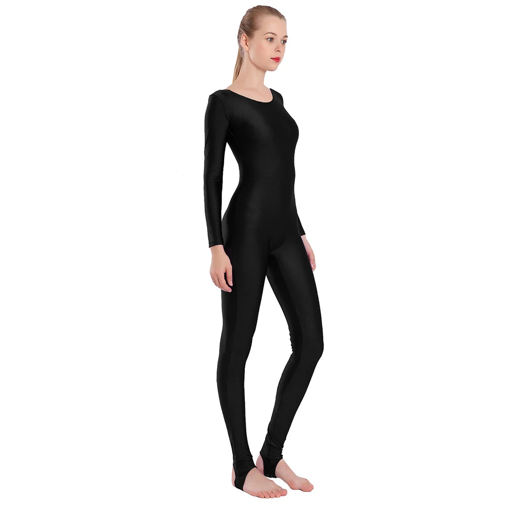 Dance Unitard | Long-Sleeve Scoop Neck