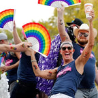 Rainbow Folding Fan | Pride Performance Prop