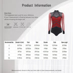 Prism Rhinestone Mesh-Sleeve Performance Leotard
