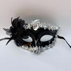 Feather Masquerade Mask | Baroque Detail