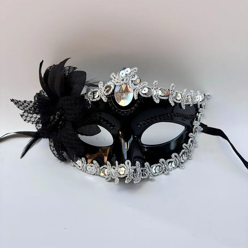 Feather Masquerade Mask | Baroque Detail
