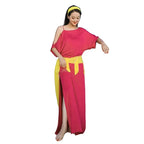 Saidi Baladi Dress | Silk 4-Piece Set with Belt & Headpiece