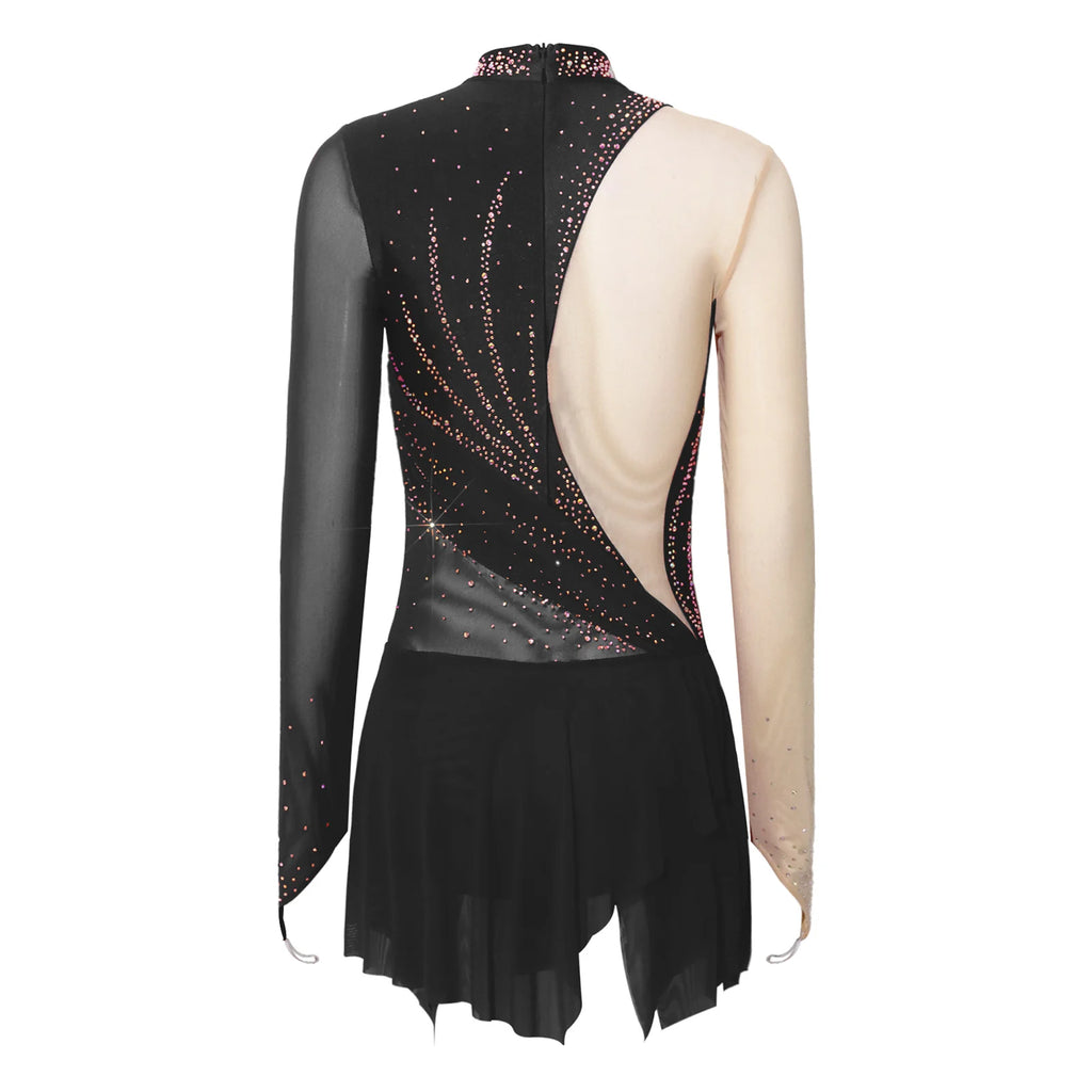 Starlight Rhinestone Dance Leotard Dress