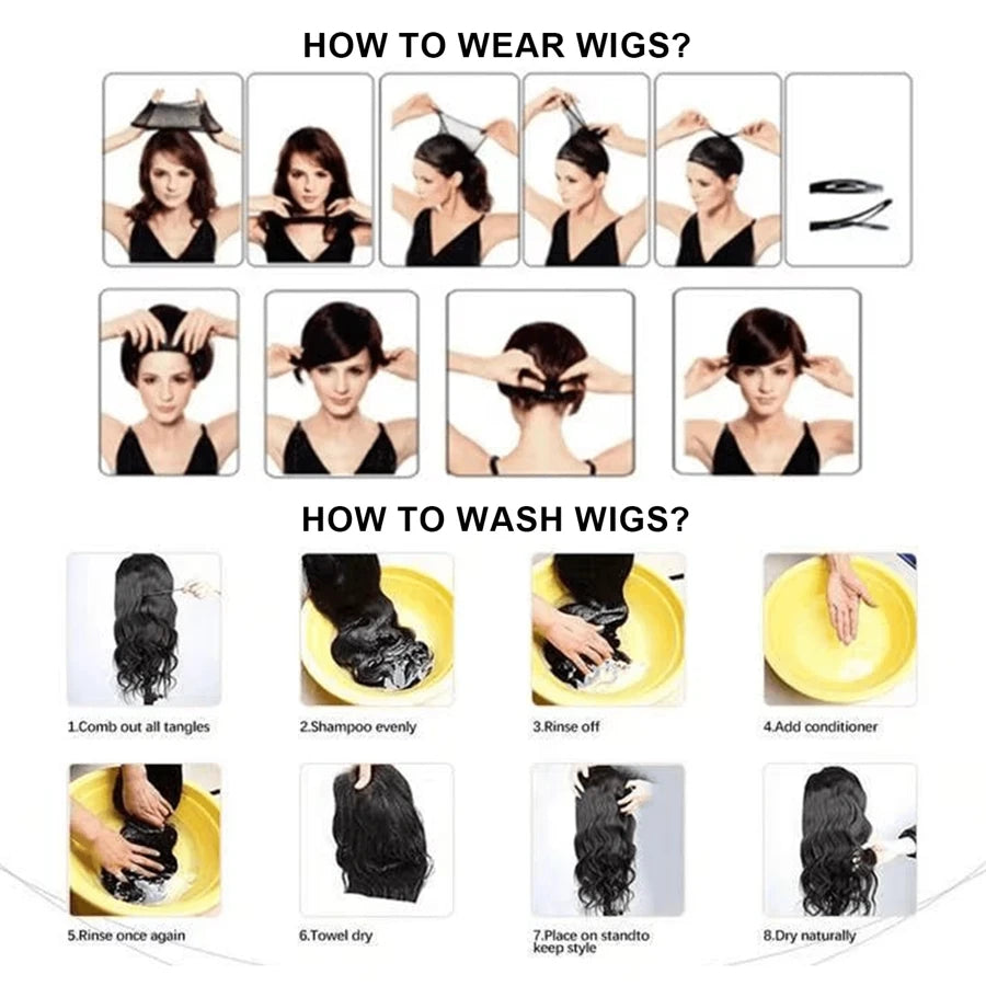 Long Straight Wig | Fringe | 100 cm