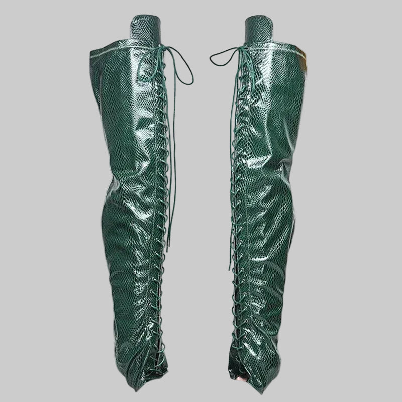 8-Inch Platform Pole Dance Thigh-High Boot Covers