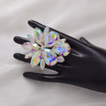 Oversized Rhinestone Cocktail Ring | Adjustable