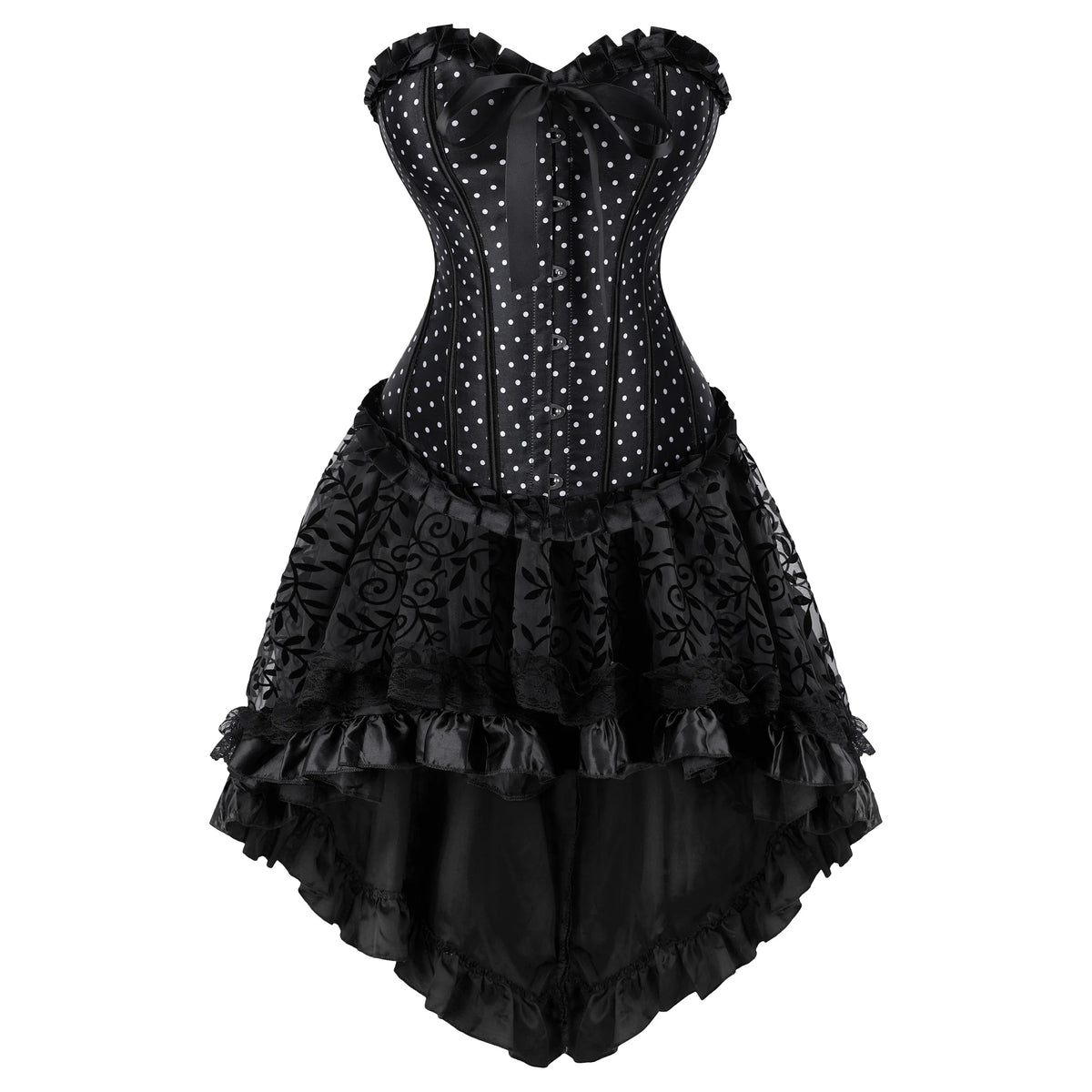 Gothic Overbust Corset | Skirt Options