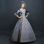 Lace Ball Gown | Victorian A-Line | Half Sleeve