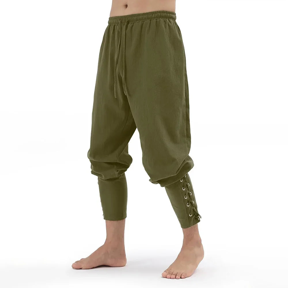 Men’s Medieval Trousers | Lace-Up Cuffs