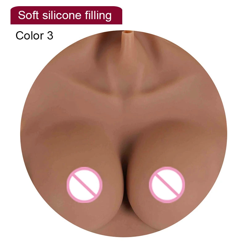 Upgraded Silicone Breast Forms | Realistic Texture | C–Z Cup