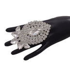 Rhinestone Statement Ring | Oversized | Resizable