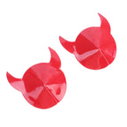 Devil Horn Nipple Pasties | Red | Gothic Stage
