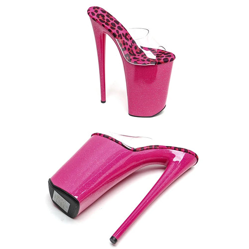 10-Inch Clear Platform Ankle Boots