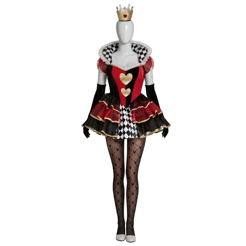 Queen of Hearts Costume | Deluxe 3-Piece Set