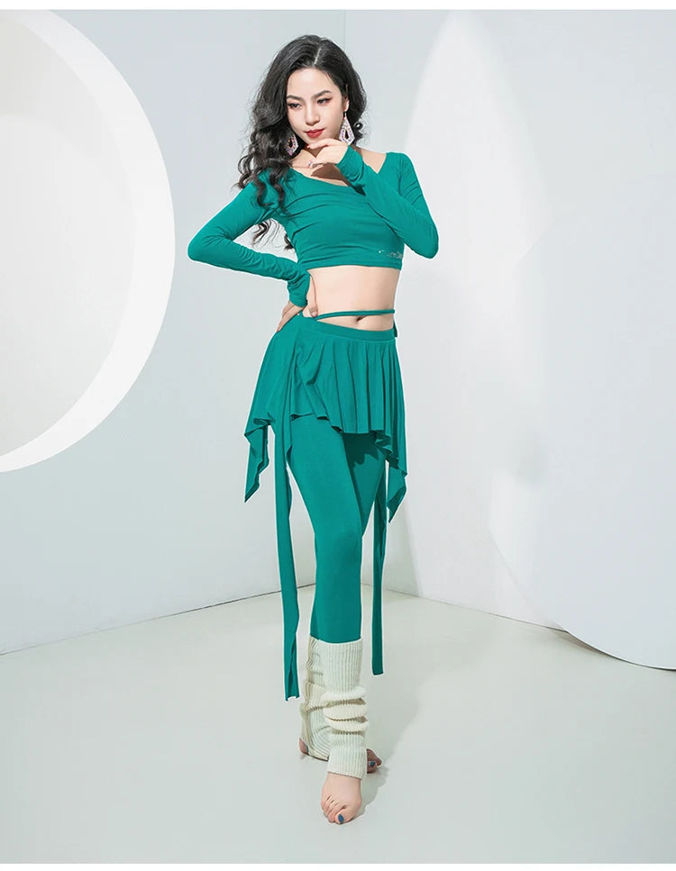 Belly Dance Practice Set | Long Sleeve Top & Pants