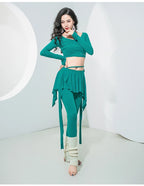 Belly Dance Practice Set | Long Sleeve Top & Pants