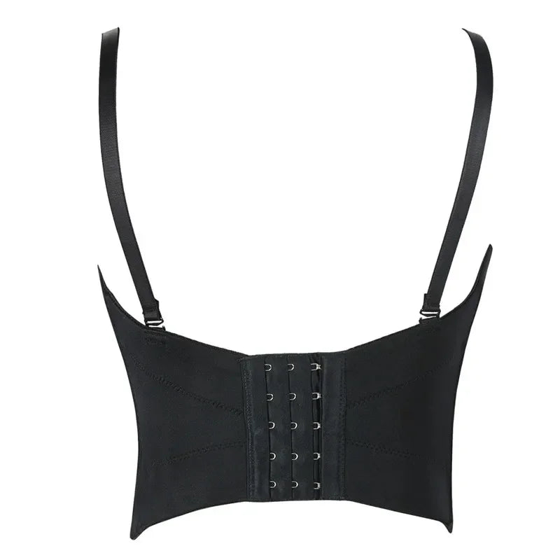 Rhinestone Beaded Bustier Bra Top | Stage & Party