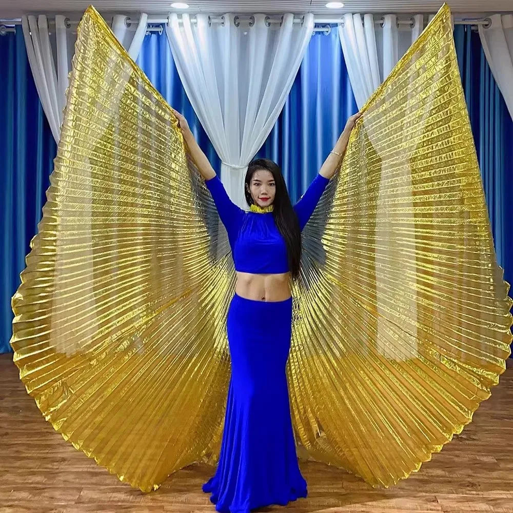 Belly Dance Isis Wings | Iridescent | Split & Solid
